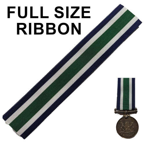 South African Railways Police Good Service Medal (1960) Ribbon - FullSize