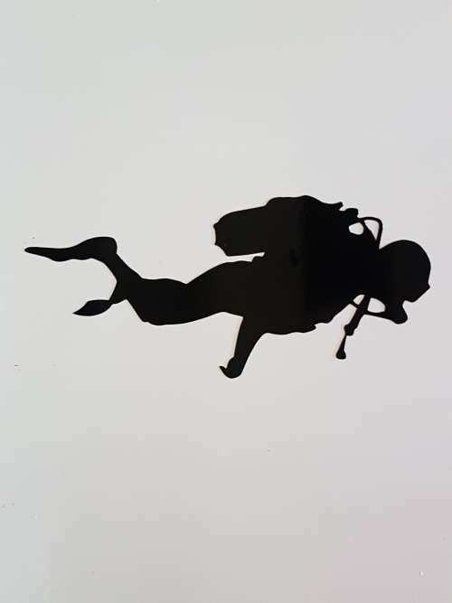 Scuba Diving Vinyl Sticker