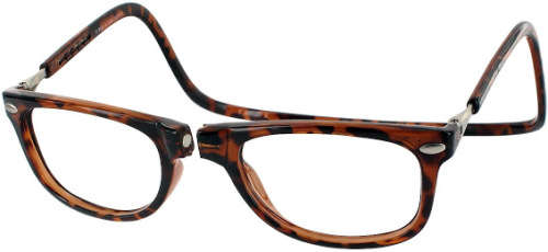 Magnetic reading glasses - halter neck +1.50 tortoise shell finish
