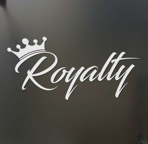 Royalty Vinyl car Sticker
