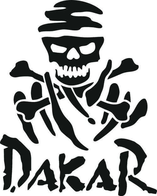 DAKAR Pirate Sticker