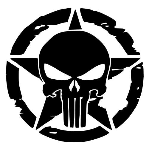 Punisher Vinyl Sticker - SET of 2