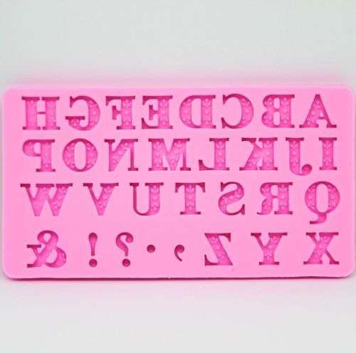 Alphabet Capitals Silicone Mould