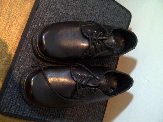 A New pair of Black Shoes for Office/School size 8 - CREDIT CARD PAYMENTS WELCOME