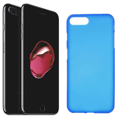 iPhone 7 Plus Soft TPU Shockproof Cover - Blue