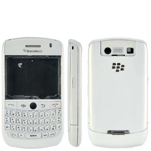 Blackberry 8900 Curve Empty Housing Faceplate Set WHITE