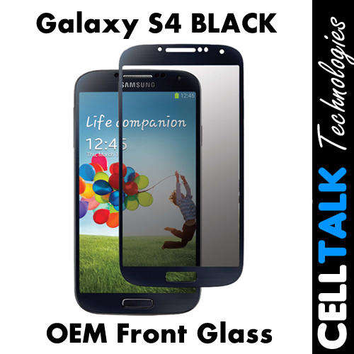 Front Glass Touch Digitizer For Samsung Galaxy S4 i9500 BLACK