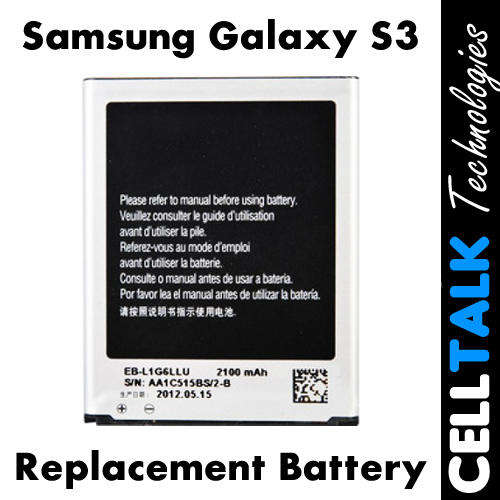 Generic Replacement 2100mAh Battery For Samsung Galaxy S3 i9300