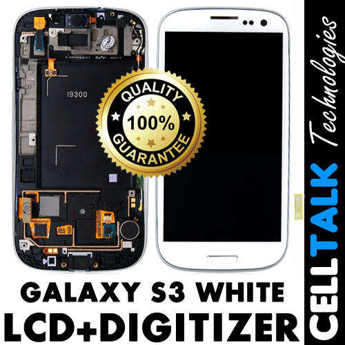 Samsung Galaxy S3 i9300 LCD + Digitizer Screen Complete Unit WHITE