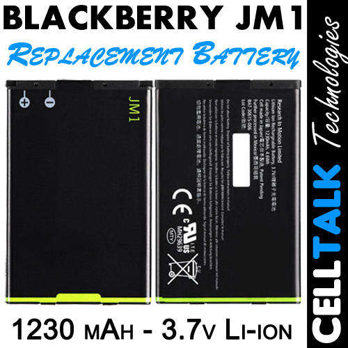 Blackberry 9790 9900 9380 JM1 GENERIC Battery 1230mAh
