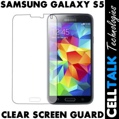 LCD Screen Guard Protector For Samsung Galaxy S5 G900 CLEAR