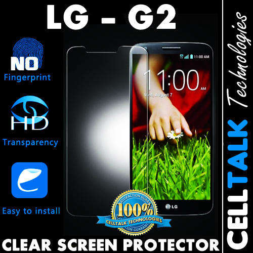 LCD Screen Guard Protector For Sony LG G2 CLEAR