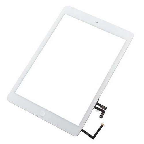 iPad 5 Air OEM Digitizer Glass With Adhesive for Apple iPad 5 - WHITE