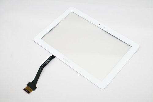 Samsung Galaxy 10.1 P7500 OEM Digitizer Glass With Adhesive for Tab 10.1 - WHITE