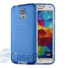 Soft Gel Silicone Case For Samsung Galaxy S5 Mini BLUE