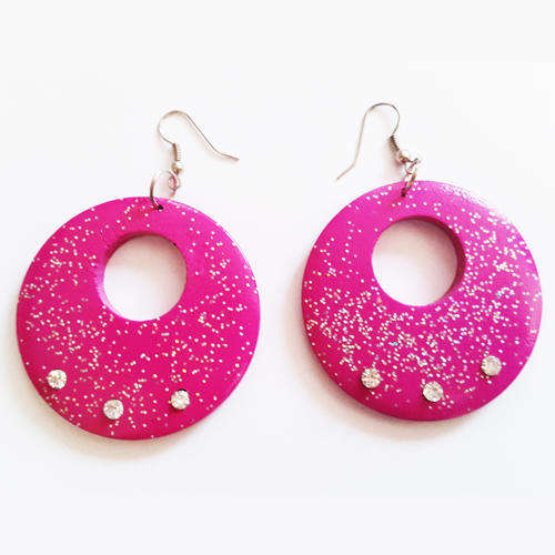 Pink Chandelier Earrings