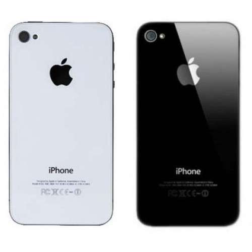 iPhone 4S Original Glass Back Cover Battery Door Back Glass WHITE/ BLACK
