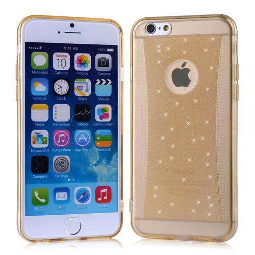 **iPhone 6 PLUS TPU Soft Skin Back Covers**Gold**Ultra Slim Cover**