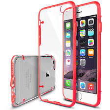 iPhone 6 Clear Covers With Red Trim