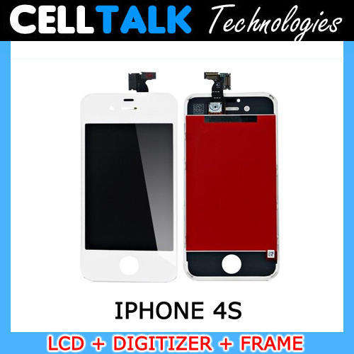 iPhone 4S LCD + Digitizer WHITE