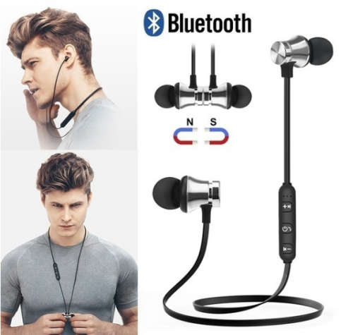 *2019* Bluetooth Earphone Sport Sweatproof Bass Music Headset for Mobile Phones