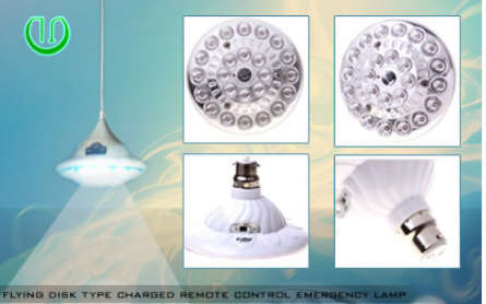 *NEW* Flying Disk Type Charged Remote-Control Emergency Lamp