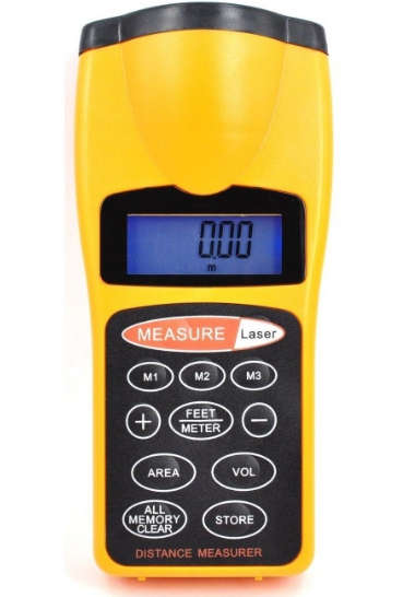 Distance Measure - Laser Distance Measurer - Ultrasonic Laser Distance Measure Pointer