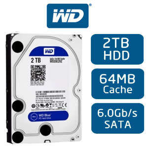 2TB 3.5" SATA 6Gb/s 64MB Internal Hard Drive
