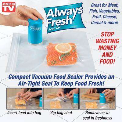 *NEW* ALWAYS FRESH VACUUM FOOD SEALER