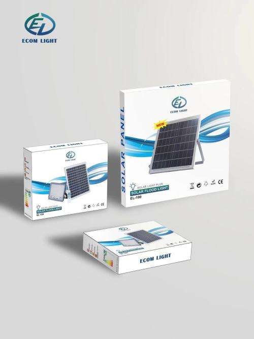 New EL brand Solar Flood light 100W + Security light