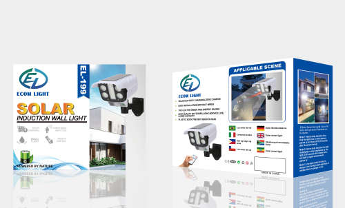 Security Solar Sensor Wall Light