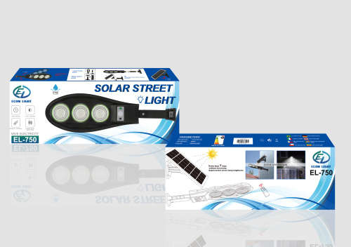 50W Solar Street LED Light With Solar Panel And Remote