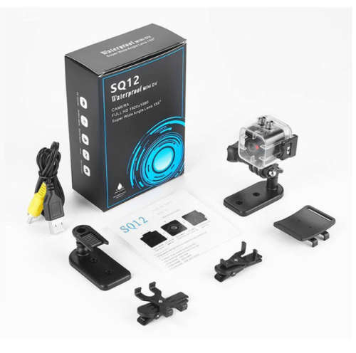 SQ12 HD 1080P Micro Camera with Infrared Night Vision