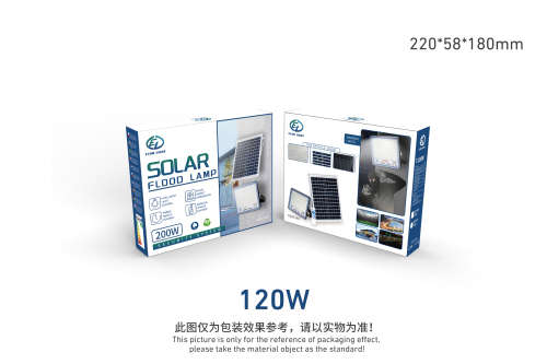 Top Quality Solar Flood lights 120W+Security Light