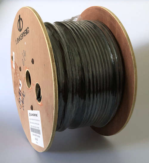 Linkbasic 100m Shielded UV Protected Cat6 Cable (black)