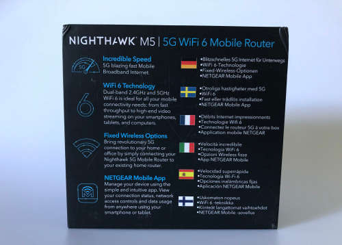 Netgear Nighthawk M5 5G mobile router (MR5200) WiFi6