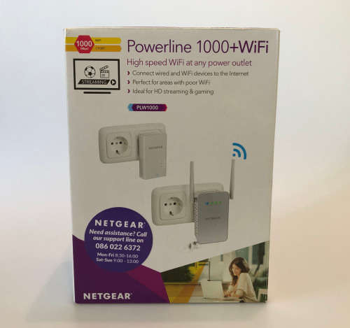 Netgear Powerline 1000+Wifi extender set (PWL1000-100PES)
