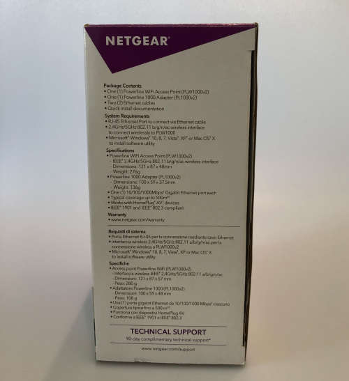 Netgear Powerline 1000+Wifi extender set (PWL1000-100PES)