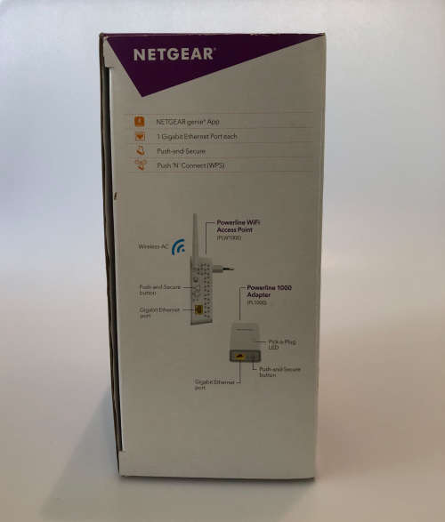Netgear Powerline 1000+Wifi extender set (PWL1000-100PES)