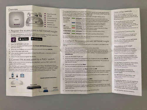 Netgear WiFi 6 Indoor Access Point (WAX610-100EUS)