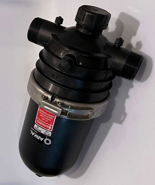 Large Arkal Disc Water Filter (20 micron, 600 mesh) 50mm inlet/outlets