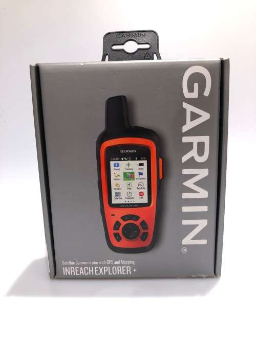 Garmin InReach Explorer+ Satellite Communicator with GPS + Mapping (incl. carabiner and belt clips)