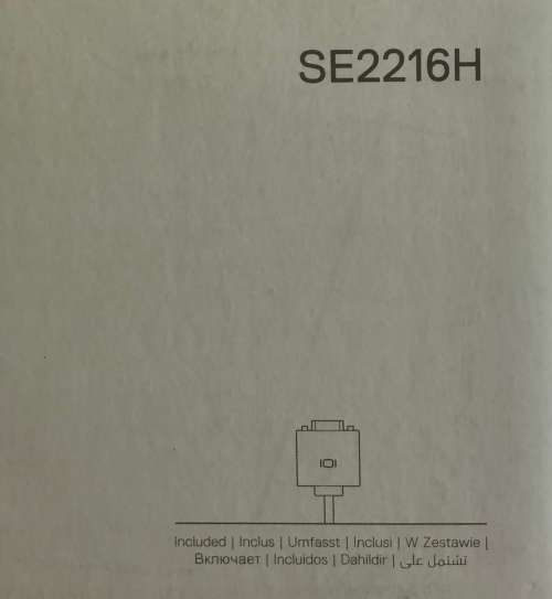 Dell 21.5 inch monitor (SE2216H) with complimentary wireless keyboard and mouse