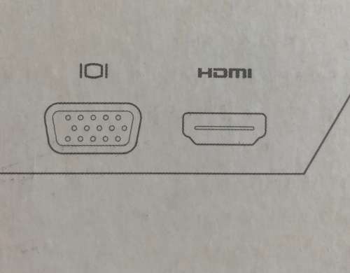 Dell 21.5 inch monitor (SE2216H) with complimentary wireless keyboard and mouse