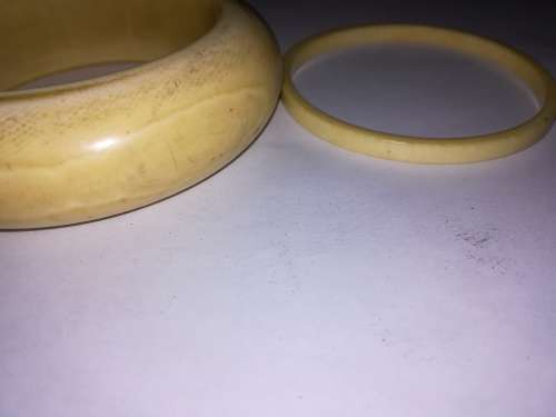 2 X Ivory Bangles
