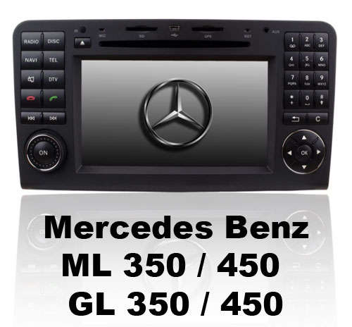 Mercedes Benz R300, ML350, ML450, GL350 Car GPS Navi DVD Radio