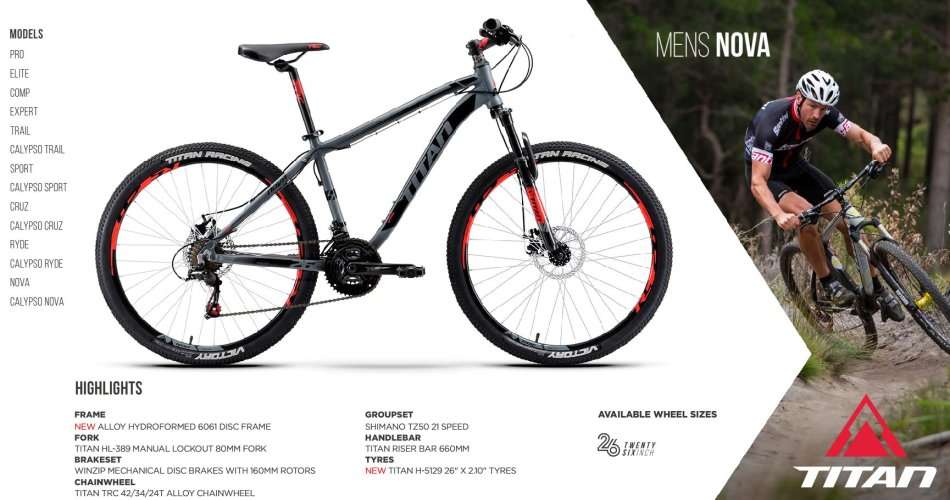 2017 Titan 26" Nova (FREE Shipping in SA!)