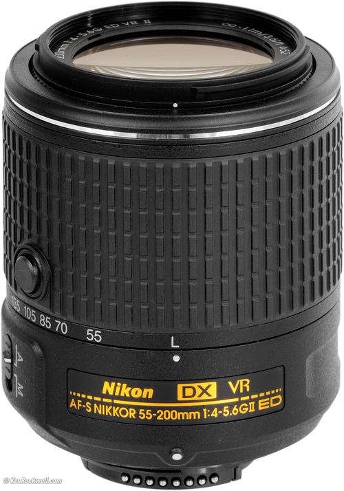 Nikon af-s 55-200 f/4-5.6 ed vr ii lens