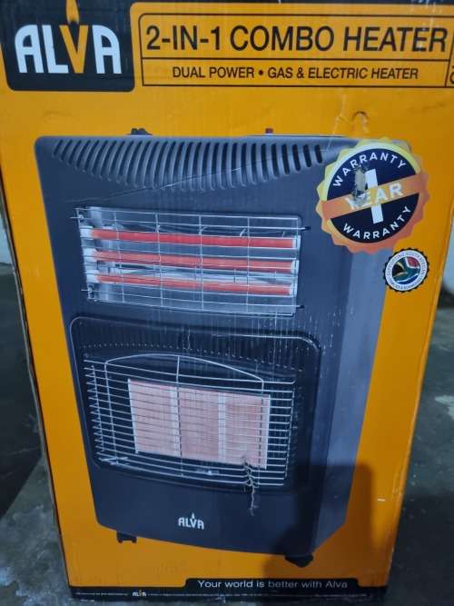 3 PANEL DAUL LUXURIOUS INFRARED RADIANT INDOOR GAS/ELECTRIC HEATER NEW OPEN BOX TESTED AND BOXED!