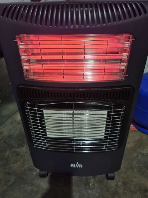 3 PANEL DAUL LUXURIOUS INFRARED RADIANT INDOOR GAS/ELECTRIC HEATER NEW OPEN BOX TESTED AND BOXED!